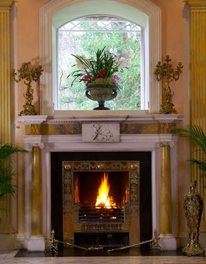 Fireplace in marlfield house