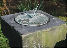 Sun dial in Killashee garden